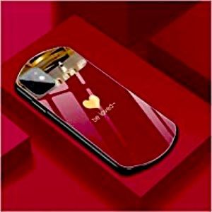 🔥SALE IPHONE 13 PRO CASE💢MIRROR💢BURGUNDY RED💢HEART💢NEW